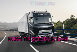 DUBAİ TIR ŞOFÖRÜ İŞ İLANLARI