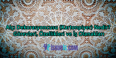 Alçı Dekorasyoncusu